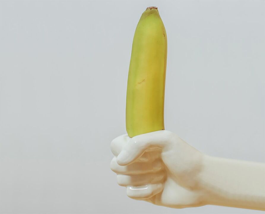 banana symbolizes the enlarged penis