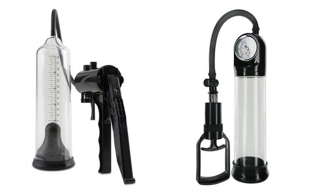 Manual vacuum pump for penis enlargement and erection improvement for men